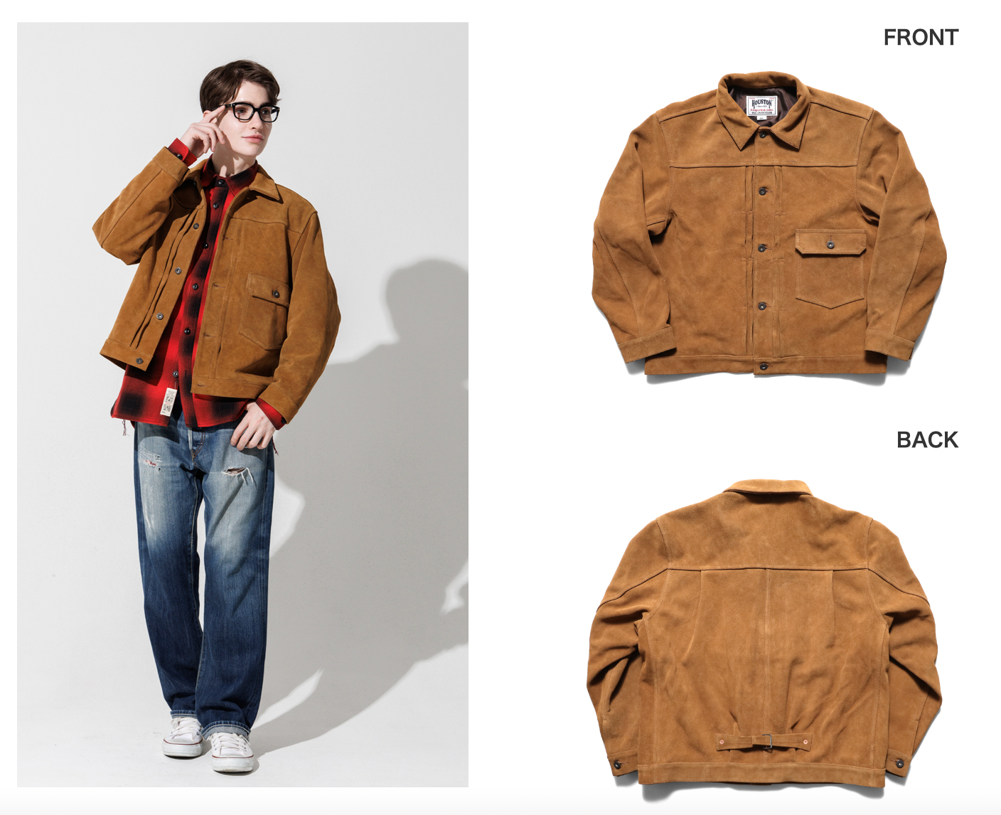 HOUSTON COW SUEDE TRACK JACKET – SUKAJACK HOUSTON COW SUEDE TRACK JACKET – SUKAJACK