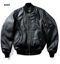 Load image into Gallery viewer, HOUSTON SHEEP LEATHER MA-1 FLIGHT JACKET