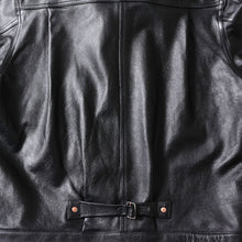 Load image into Gallery viewer, HOUSTON COW LEATHER TRACK JACKET
