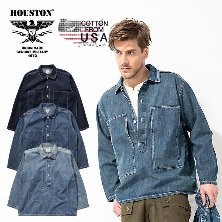 HOUSTON USA COTTON DENIM PULLOVER SHIRT – SUKAJACK