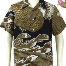 Load image into Gallery viewer, [HANATABIGAKUDAN] Phoenix Silk Jacquard Hawaiian Shirts - sukajack