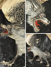 Load image into Gallery viewer, [SATORI] Wolf in Moon Embroidery Reversible Sukajan - sukajack