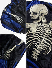Load image into Gallery viewer, [HANATABIGAKUDAN] Skull Embroidery Sukajan - sukajack
