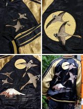 Load image into Gallery viewer, [HANATABIGAKUDAN] Moon Goose Embroidery Sukajan - sukajack
