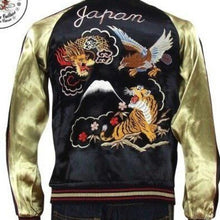 Load image into Gallery viewer, [JAPANESQUE] Dragon and Hawk and Tiger Reversible Sukajan - sukajack