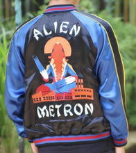 Load image into Gallery viewer, [ULTRAMAN] Alien Metron Reversible Souvenir Jacket - sukajack
