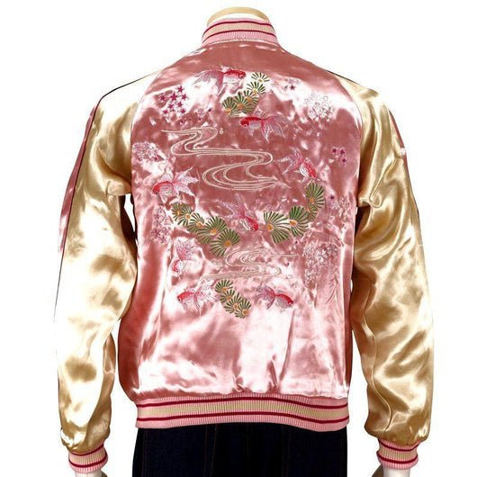 [JAPANISUQUE] Goldfish  Souvenir jacket - sukajack