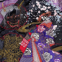 Load image into Gallery viewer, [SATORI] Hannya and Skull Oiran Japanese Jacket - sukajack