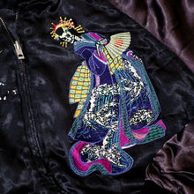 Load image into Gallery viewer, SATORI Kimono Skull with Castle Souvenir Jacket