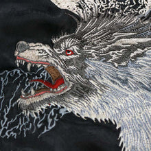 Load image into Gallery viewer, SATORI Wolf in Moon Embroidery Reversible Sukajan