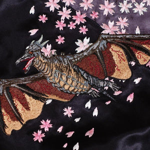 [GODZILLA] Radon Mt. Fuji Embroidery Souvenir Jacket