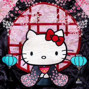 [SANRIO] Kimono Hello Kitty Jacquard Sleeve Jacket