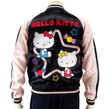 Load image into Gallery viewer, SANRIO Hello Kitty and Hello Mimmy Jacquard Sleeve Sukajan