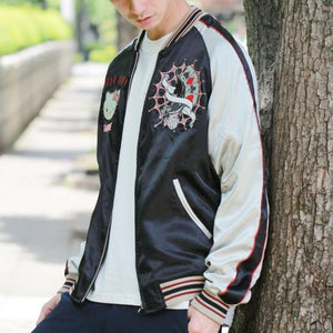 [SANRIO] Trump Hello Kitty Souvenir Jacket - sukajack