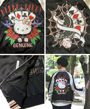 Load image into Gallery viewer, [SANRIO] Trump Hello Kitty Souvenir Jacket - sukajack