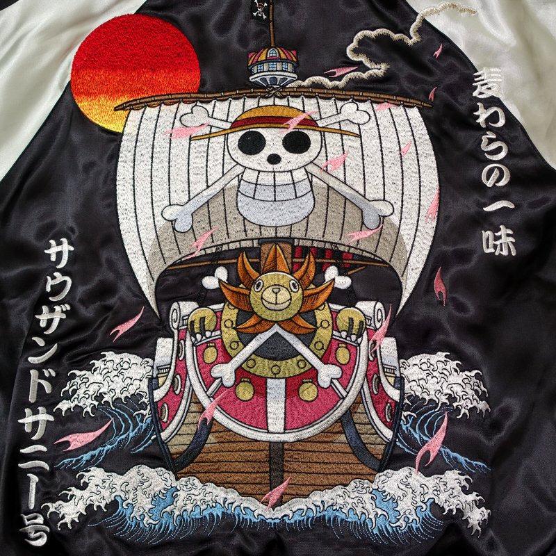 ワンピース sunsun ONE PIECE] Thousand Sunny Sukajan – SUKAJACK