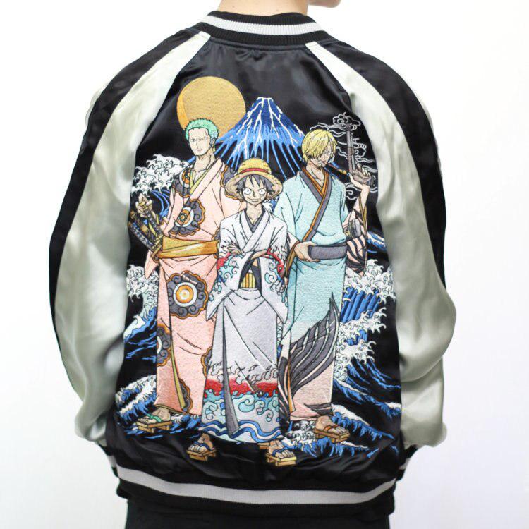 One Piece 20th Anniversary Monkey D. Luffy Happi Kimono Jacket | Japan  Trend Shop
