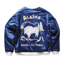 Load image into Gallery viewer, HOUSTON Velveteen Souvenir Jacket(Alaska)
