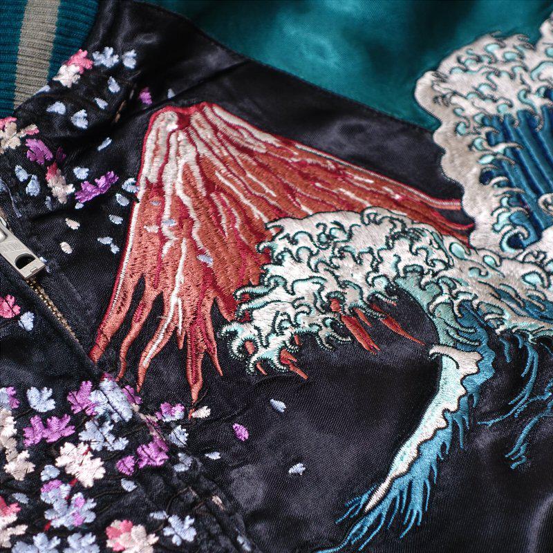 HANATABIGAKUDAN Gasha Skull Ukiyoe Sukajan Jacket – SUKAJACK