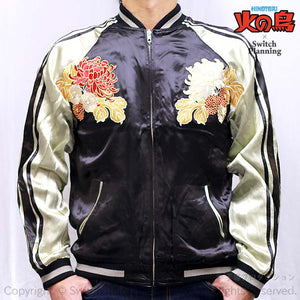 [PHOENIX] Firebird and Chrysanthemum Souvenir Jacket